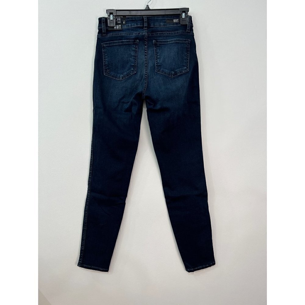 NWT KUT Size 0 Diana Fab Ab High Waist Skinny Jeans in Attitude MSRP $94 - Picture 12 of 13